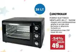 Happy Casa Forno elettrico Dictrolux offerta