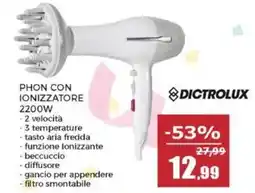 Happy Casa Phon con ionizzatore Dictrolux offerta