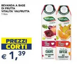Esselunga Beverage based on fruit Vitalita' Valfrutta offerta