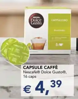Esselunga Capsule caffè Nescafé® Dolce Gusto® offerta