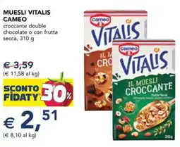 Esselunga Muesli Vitalis Cameo offerta