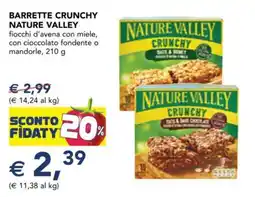 Esselunga Barrette crunchy nature valley offerta