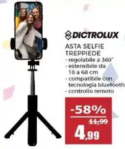 Happy Casa Dictrolux asta selfie treppiede offerta