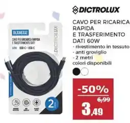 Happy Casa Cavo per ricarica rapida e trasferimento dati Dictrolux offerta