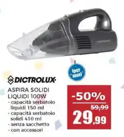 Happy Casa Dictrolux Aspira solidi liquidi 100W offerta