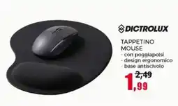 Happy Casa Tappetino mouse Dictrolux offerta