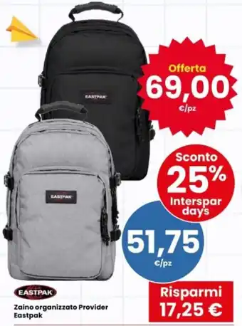 Zaino organizzato Provider Eastpak