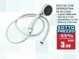 Happy Casa Doccia con serpentina in acciaio offerta