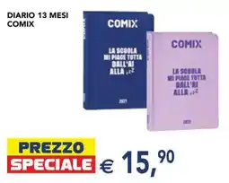Esselunga Diario 13 mesi Comix offerta