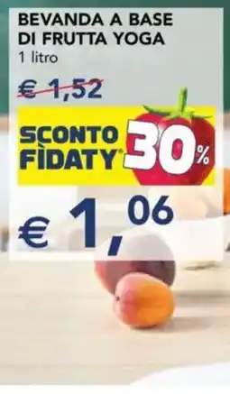 Esselunga Beveranda a base di frutta Yoga offerta