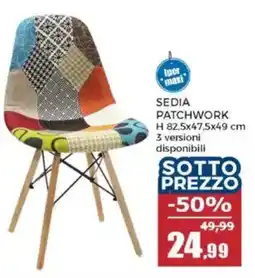 Happy Casa Sedia Patchwork offerta