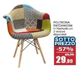 Happy Casa Poltrona patchwork offerta