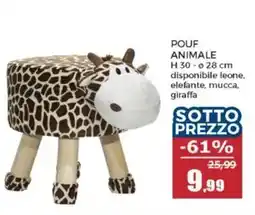 Happy Casa Pouf animale offerta