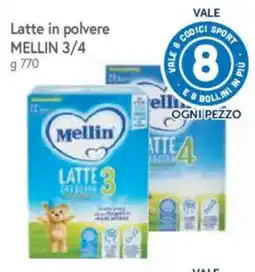 Galassia Latte in polvere Mellin 3/4 offerta