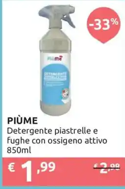 Ipersoap Piùme Detergente piastrelle e fughe con ossigeno attivo offerta