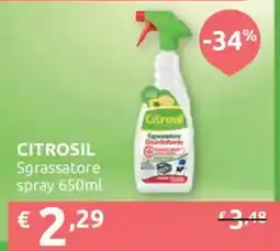 Ipersoap Citrosil Sgrassatore spray offerta