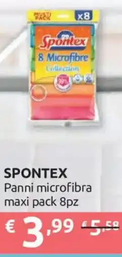 Ipersoap Spontex panni microfibra offerta