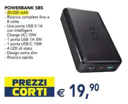 Esselunga Powerbank SBS offerta