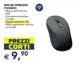 Esselunga Mouse wireless Vivanco offerta