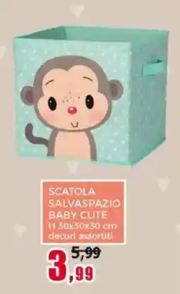 Happy Casa Scatola salvaspazio baby cute offerta