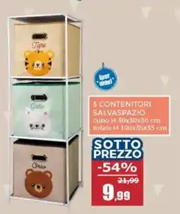 Happy Casa 3 contenitori salvaspazio offerta