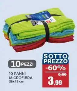 Happy Casa 10 panni microfibra offerta