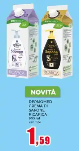 Happy Casa Dermomed crema di sapone ricarica offerta