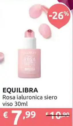 Ipersoap Equilibra Rosa ialuronica siero viso offerta