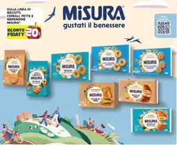 Esselunga Misura biscotti, cereali, fette e merendine offerta