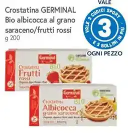IperFamila Crostatina GERMINAL Bio albicocca al grano saraceno/frutti rossi offerta