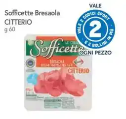 IperFamila Sofficette Bresaola Citterio offerta