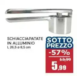 Happy Casa Schiacciapatate in alluminio offerta