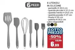 Happy Casa 6 utensili in silicone offerta