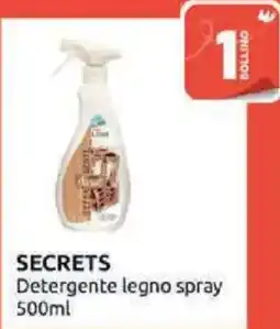 Ipersoap Secrets Detergente legno spray offerta