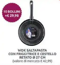 Ipersoap Wok saltapasta con friggitrice e cestello offerta