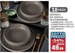 Happy Casa Servizio da tavola in stoneware offerta