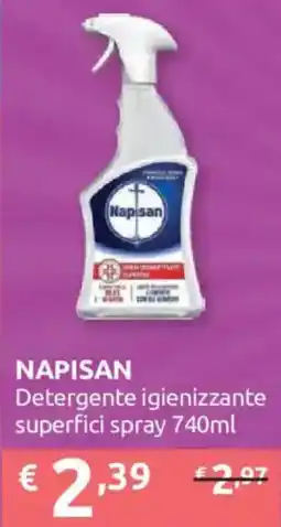Ipersoap Napisan Detergente igienizzante superfici spray offerta