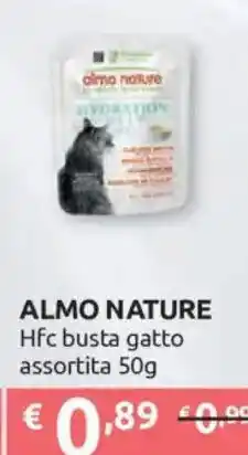 Ipersoap Almo Nature Hfc busta gatto assortita offerta