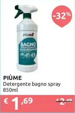 Ipersoap Piùme Detergente bagno spray offerta