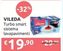 Ipersoap Vileda Turbo smart sistema lavapavimenti offerta