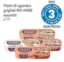 IperFamila Filetti di sgombro grigliati RIO MARE assortiti offerta