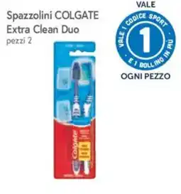 IperFamila Spazzolini COLGATE Extra Clean Duo offerta