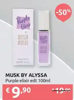 Ipersoap Musk by Alyssa Purple elixir edt offerta