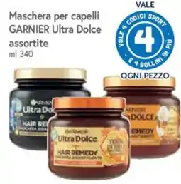 IperFamila Maschera per capelli Garnier Ultra Dolce assortite offerta