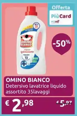 Ipersoap Omino Bianco Detersivo lavatrice liquido offerta