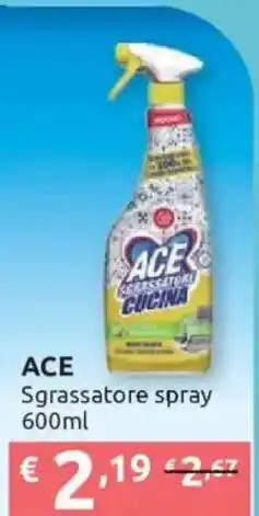 Ipersoap ACE Sgrassatore spray offerta