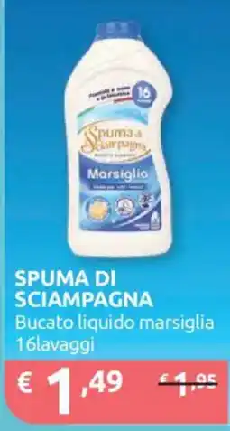 Ipersoap Spuma di sciampagna bucato liquido marsiglia offerta