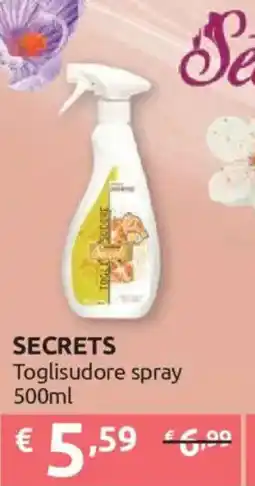 Ipersoap Secrets Toglisudore spray offerta