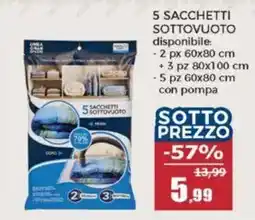 Happy Casa Sacchetti sottovuoto offerta