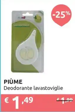 Ipersoap Piùme deodorante lavastoviglie offerta
